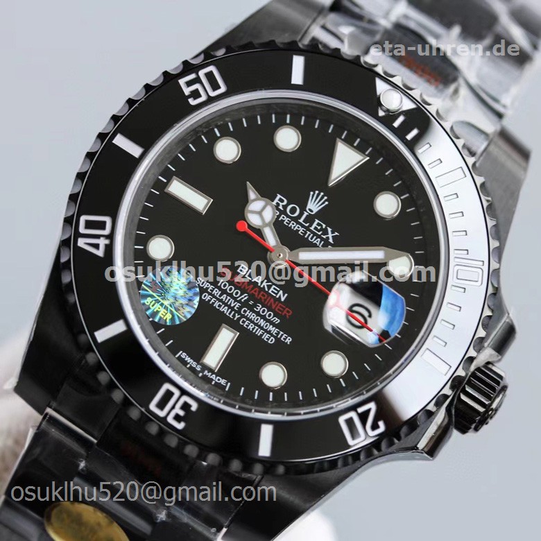 Uhren ROLEX replica SUBMARINER MOSTRADOR VERDE