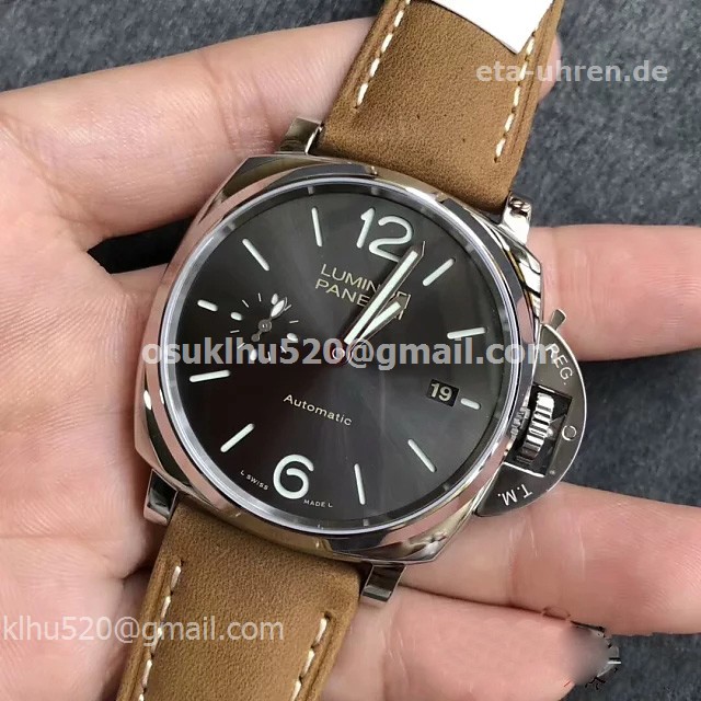 Panerai Luminor Automatic Graues Gesicht mittlere Größe Herrenuhr