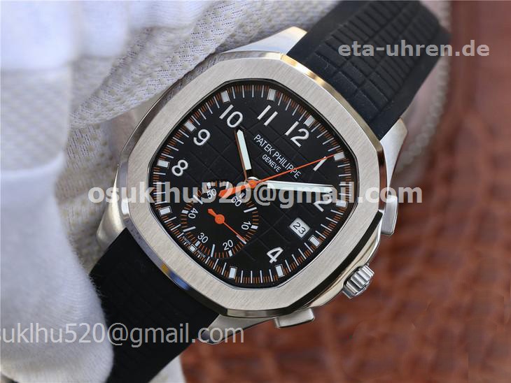 Patek Philippe Aquanaut Chronograph uhren Stahlgehäuse Gummiband