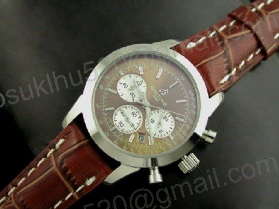 Breitling Transocean Chronograph 35MM Damenuhr Champaign Zifferblatt