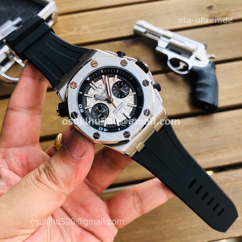Audemars Piguet Royal Oak 42mm Quartz Uhren Panda-Zifferblatt