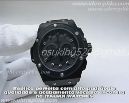 Hublot King Power replica Uhren alle schwarz