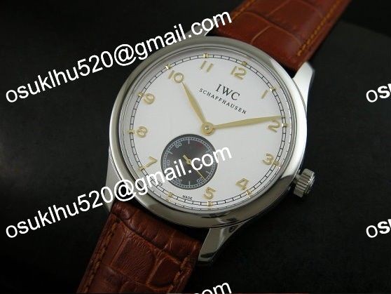 iwc portugese vintage auto Edelstahl/leder weiß 28800bp