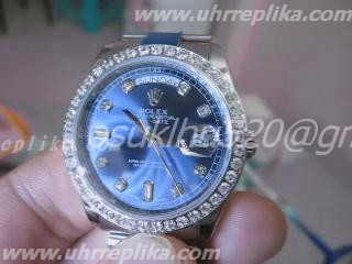 Rolex dayjust blue dial