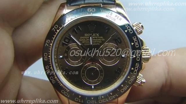 ROLEX DAYTONA imitate MOSTRADOR MARRON ARO CERAMICA