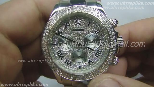 ROLEX DAYTONA STRASS PRATA imitate uhren