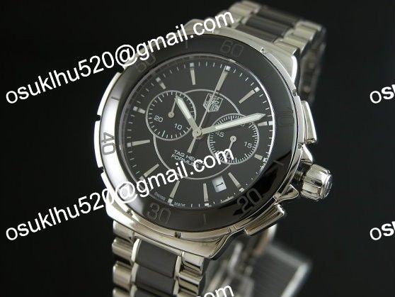 tag formula 1 chronograph 41mm stahl schwarz keramik lünette eta