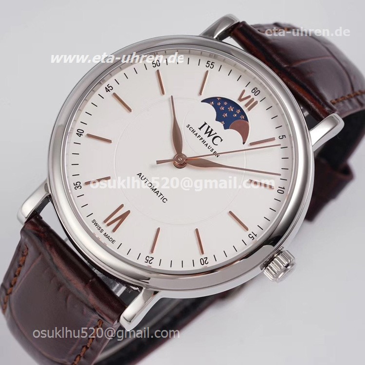 IWC Portofino IW459401 Automatic Moon Phase White Zifferblatt