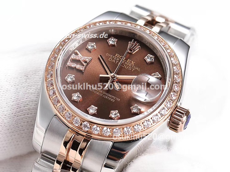 Rolex Fälschung armbandurhen herren DateJust brown