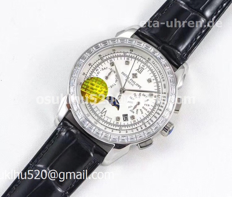Patek Philippe Perpetual Calendar Automatic Edelstahl Und Diamanten Lünette Patek Philippe Perpetual Calendar Automatic Edelstahl Und Diamanten Lünette