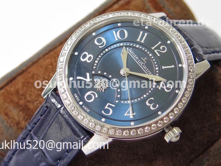 Jaeger Rendez-vous Day and Night Blue Dial Diamond Damenuhr