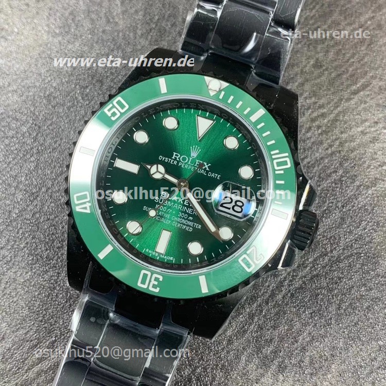 Rolex Submariner Green Schwarzes Stahlgehäuse 2020 neue Modelle