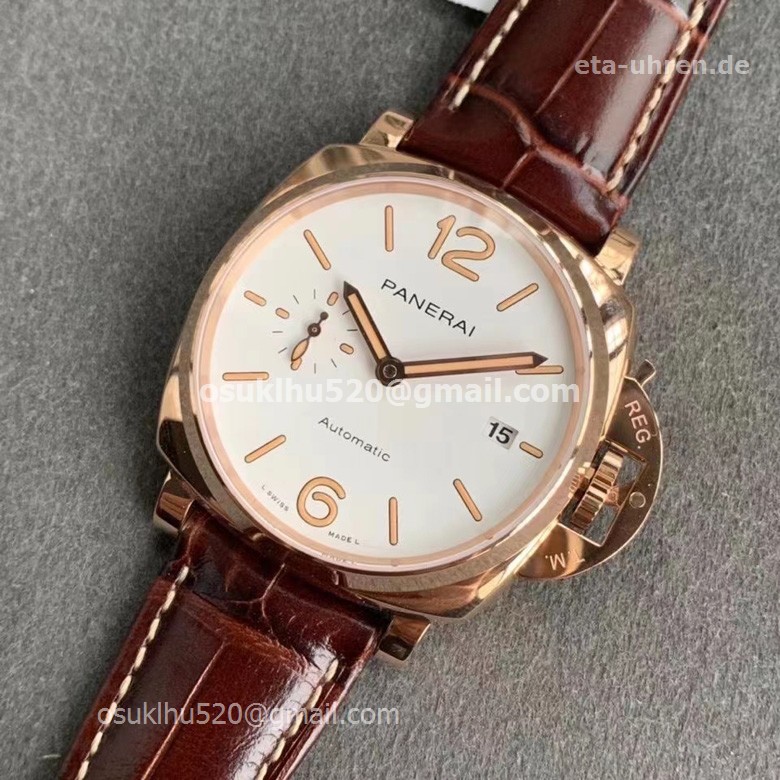 Panerai Luminor Due Goldtech 42 mm Super dünn Automatikuhren