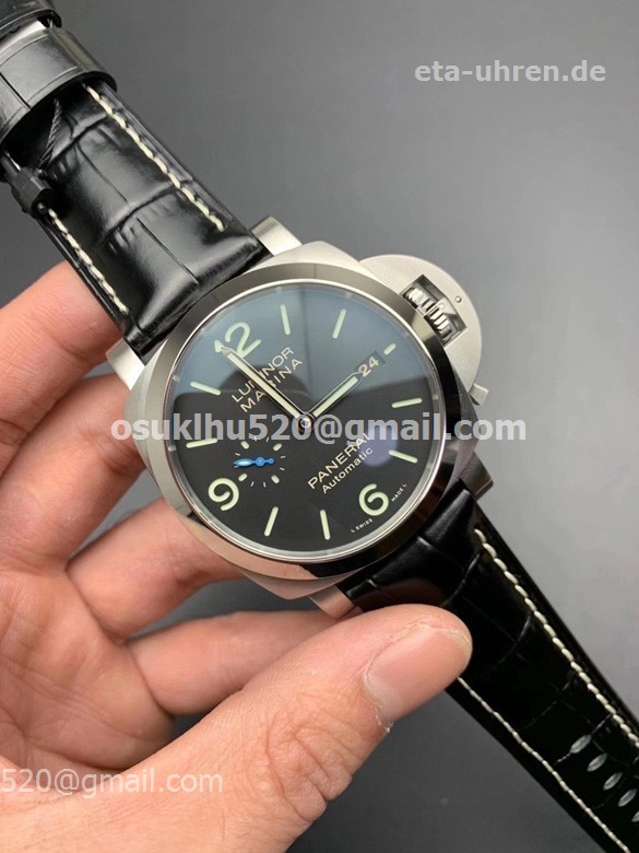 Panerai Luminor Marina 1950 Edelstahl schwarzes Sandwich-Zifferblatt