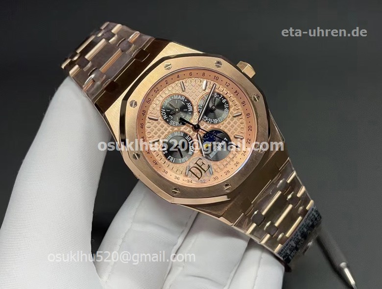 AP Royal Oak Perpetual Calendar Latin America Rosegold Bracelet Limited ED