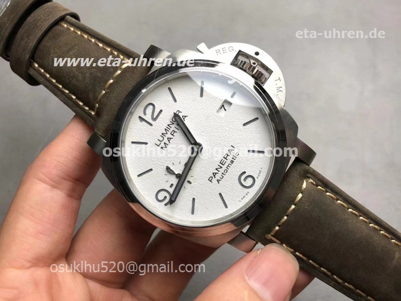 Panerai Luminor Marina Pam1314 Steel/Leather weißes