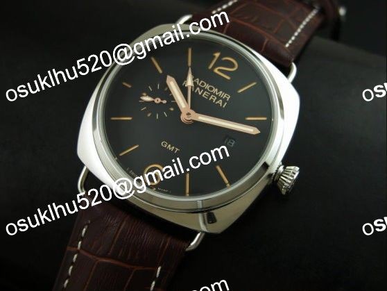 panerai pam421 Radiomir 3 Days GMT 47MM Edelstahl/Leder