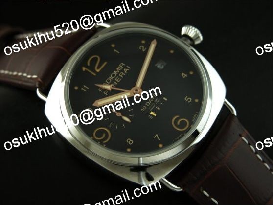 panerai Pam496 Radiomir 10 days GMT Sandwich Ziffer goldene Zahl
