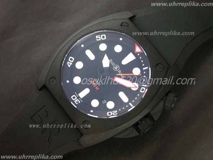 Bell & Ross imitat uhren Instrument BR 02 Auto PVD Black ETA