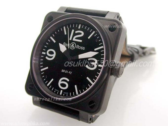 Fake uhren Bell & Ross BR 01-92 PVD Black White