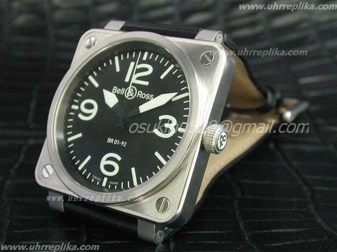 Bell & Ross BR 01-92 stahl Black replica uhren