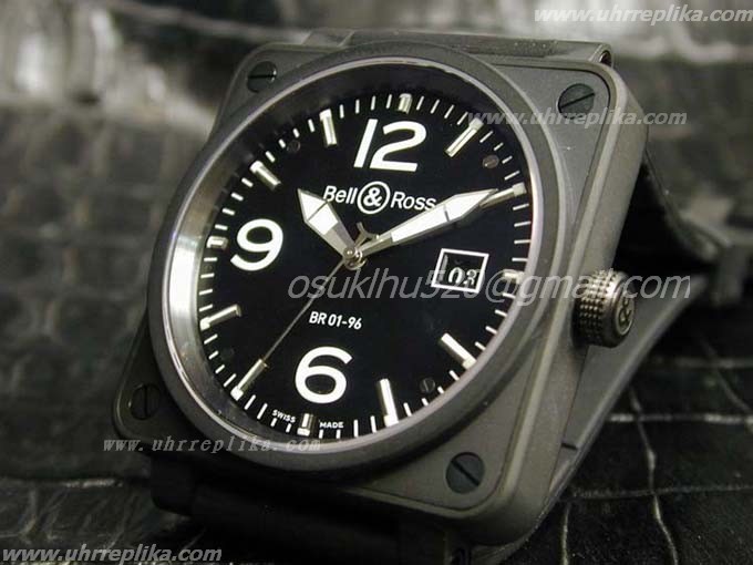 Bell & Ross BR 01-96 replica Automatic PVD Eta Uhrwerk Bell & Ross BR 01-96 replica Automatic PVD Eta Uhrwerk