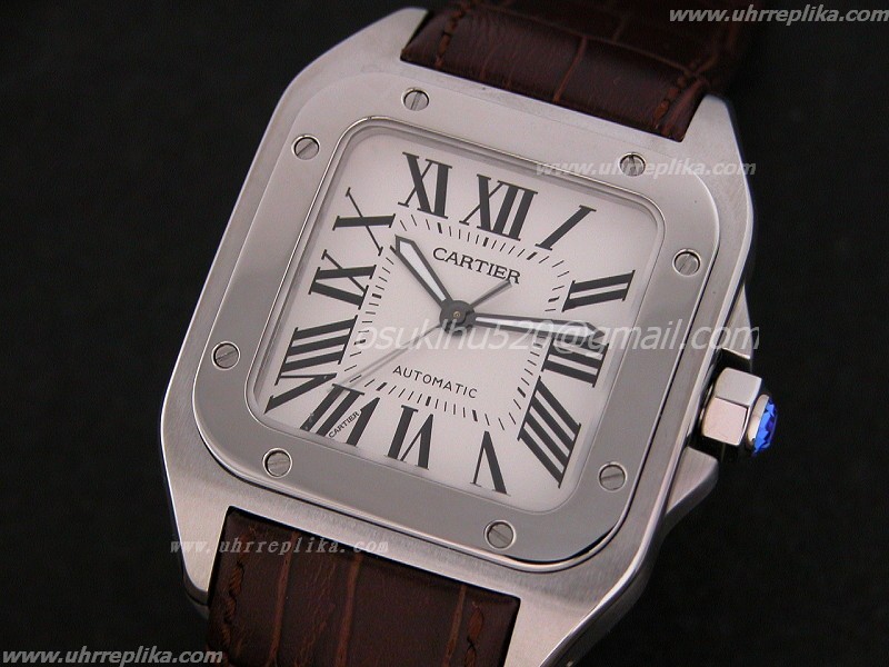 Santos De Cartier uhren Ref.W20076x8 Automatic 2892