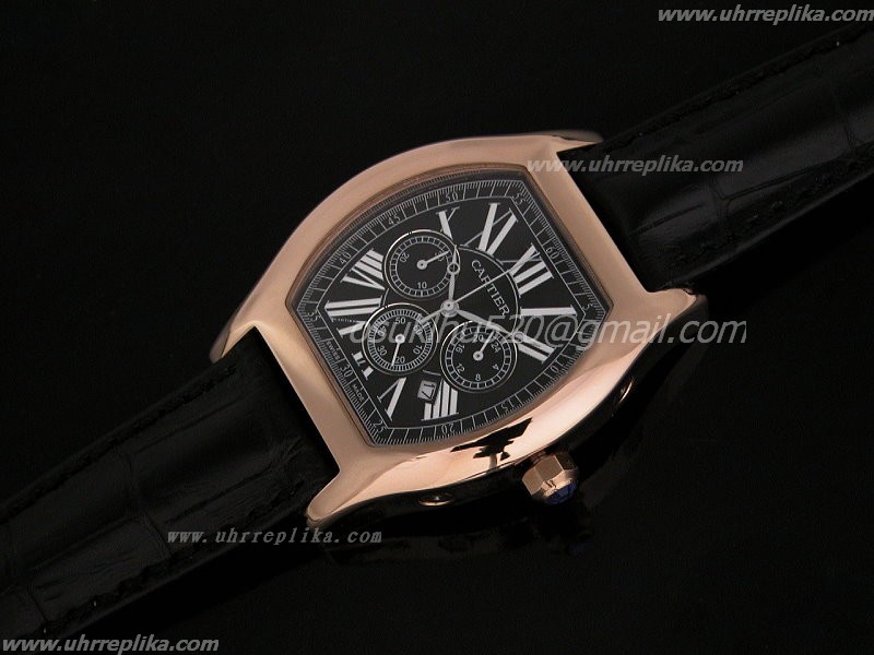Tortue Chronograph Horlogs De Cartier imitate Quartz