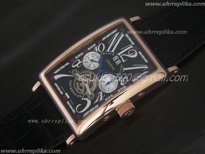 FRANCK MULLER Tourbillon replica Mens 39mm ORG Black  FRANCK MULLER Tourbillon replica Mens 39mm ORG Black