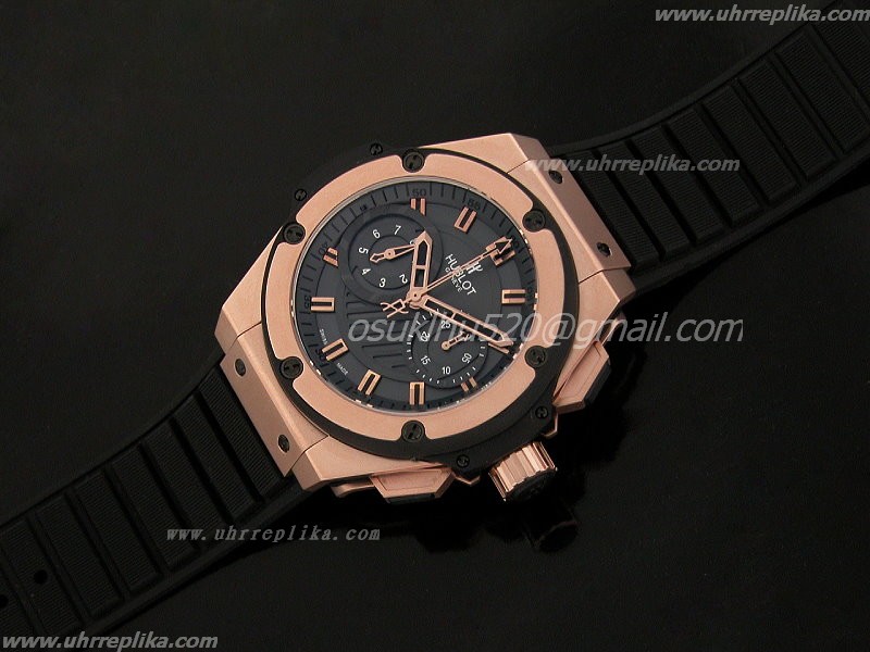 replica hublot king power Big Bang 2009 Roségold Cool Men Sport Uhren