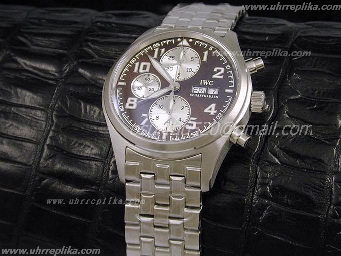 iwc st exupery chronograph Brown-New fakes uhren