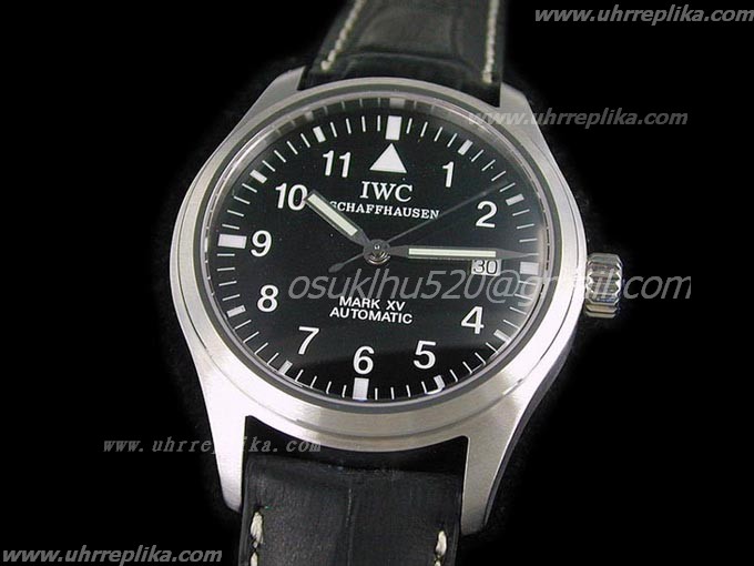 iwc replica swiss movement watches Mark XV schwarzes Num Eta