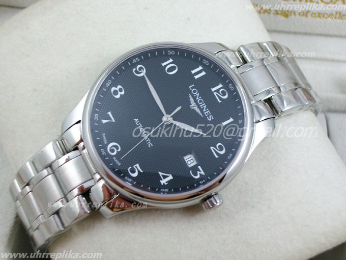 replica longines Master Collection men automatic schwarzes