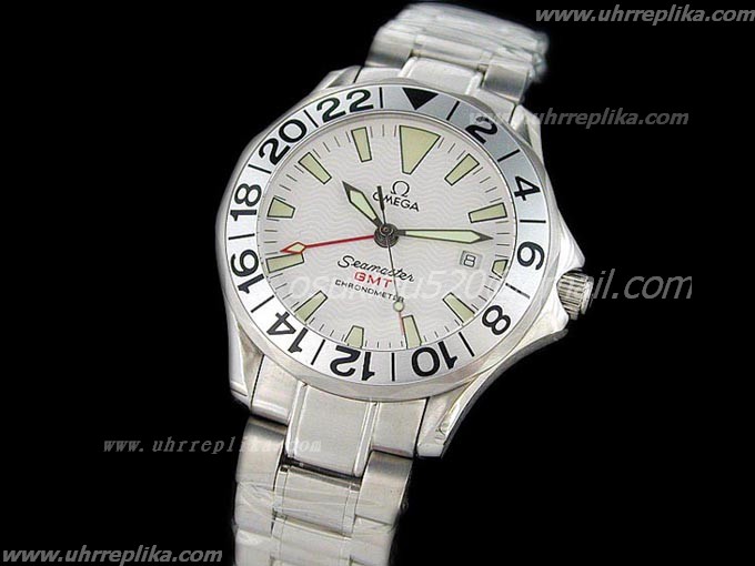 omega replica paypal Seamaster GMT Swiss ETA Weiss