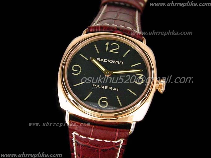 panerai replica high end Pam 231 Radiomir 45mm Roségold