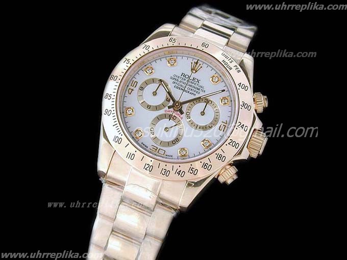 Rolex daytona Fälschung Weiß herren chronogrpah