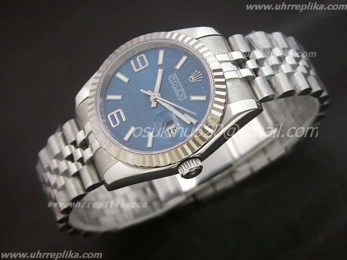 rolex gefälschte uhren DateJust blaues 36mm