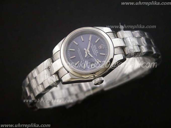 rolex president DateJust blaues damen 26mm