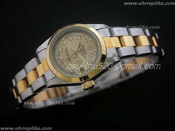 rolex replica Datejust damen 26mm Cremefarbenes Zifferblatt Diamanten