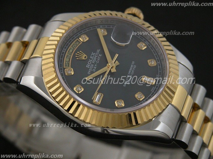 Rolex DayDate 2 41 MM replica Swiss 2836-2 Diamantens 41mm