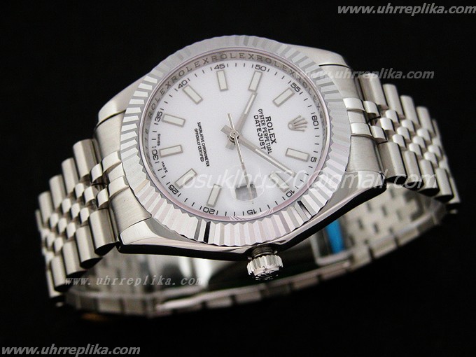 rolex oyster perpetual datejust 2 Fälschung weiß 41mm