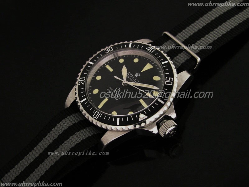 rolex Vintage Submariner replica 40mm Military Dome Sapphire Swiss 2836