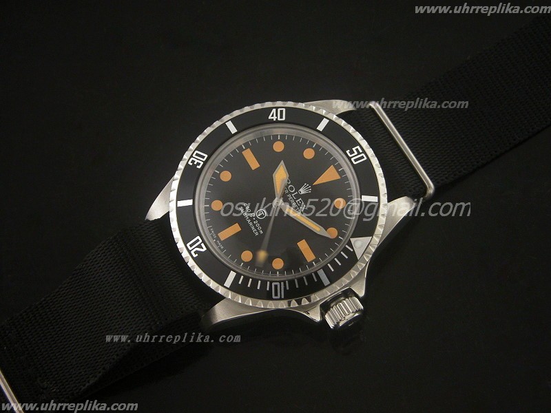 rolex Vintage replica Submariner Steel/Nylon Swiss ETA Selfiwinding rolex Vintage replica Submariner Steel/Nylon Swiss ETA Selfiwinding
