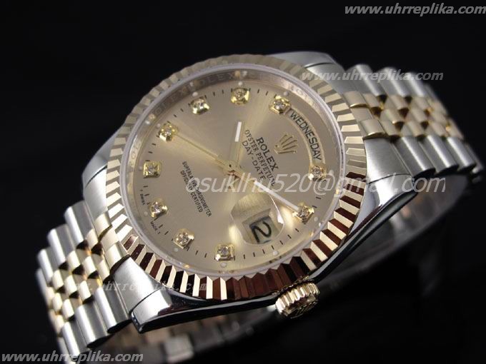 rolex day-Date 2 36mm men automatic yellow gold 116264 imitate uhren