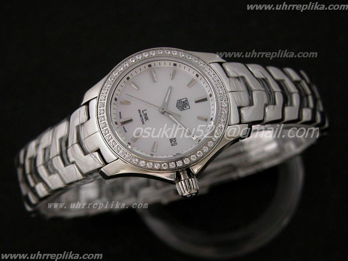 tag heuer imitate Ladies Link Jewellery Uhren Weiss