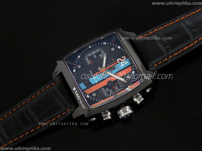 tag monaco replica Twenty-4 Calibre 36 Tag Voll schwarzes
