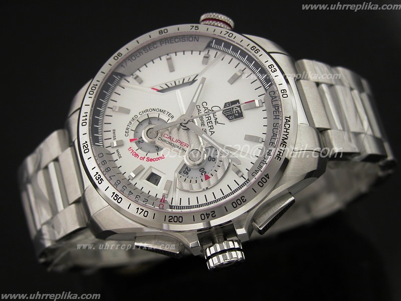 tag heuer grand carrera replica Caliper Chronograph Weiss