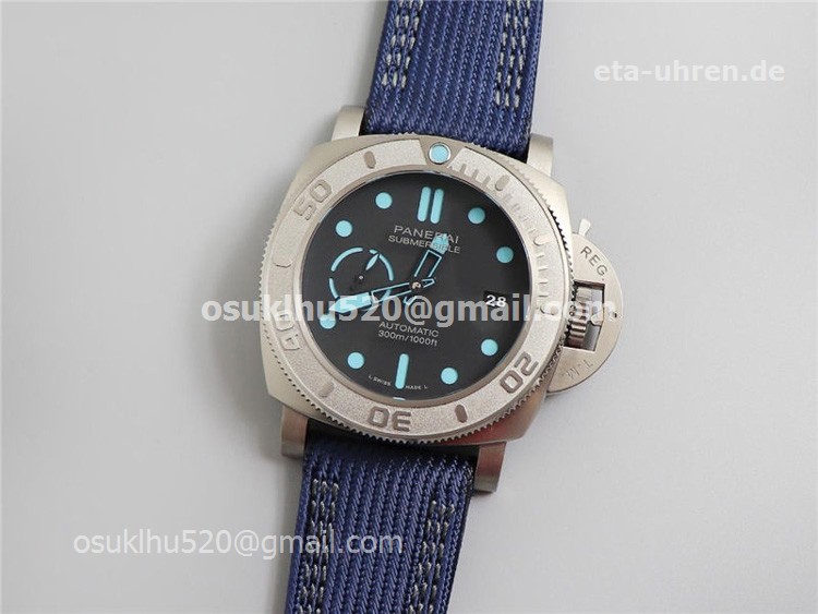 Panerai Submersible Mike Horn Edition Pam985 Blaues Super-LumiNova