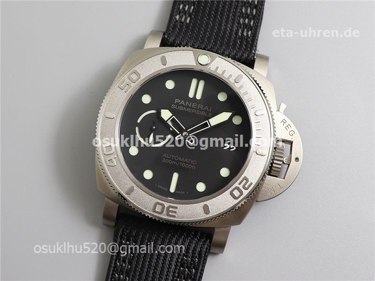 Panerai Submersible Mike Horn Edition Pam984 grünes Super-LumiNova