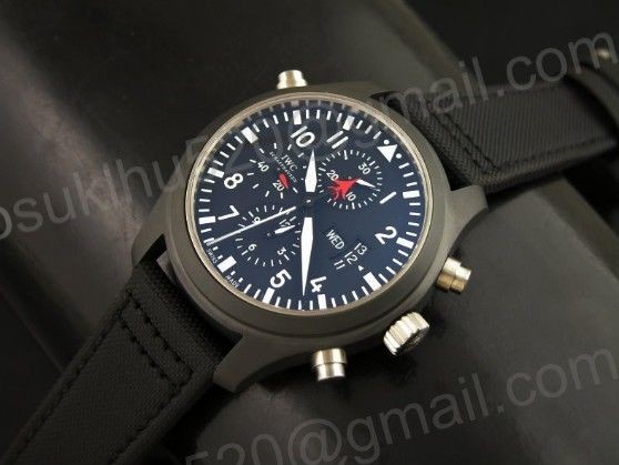 iwc top gun pilot chrono v2 schweiz dial asia7750
